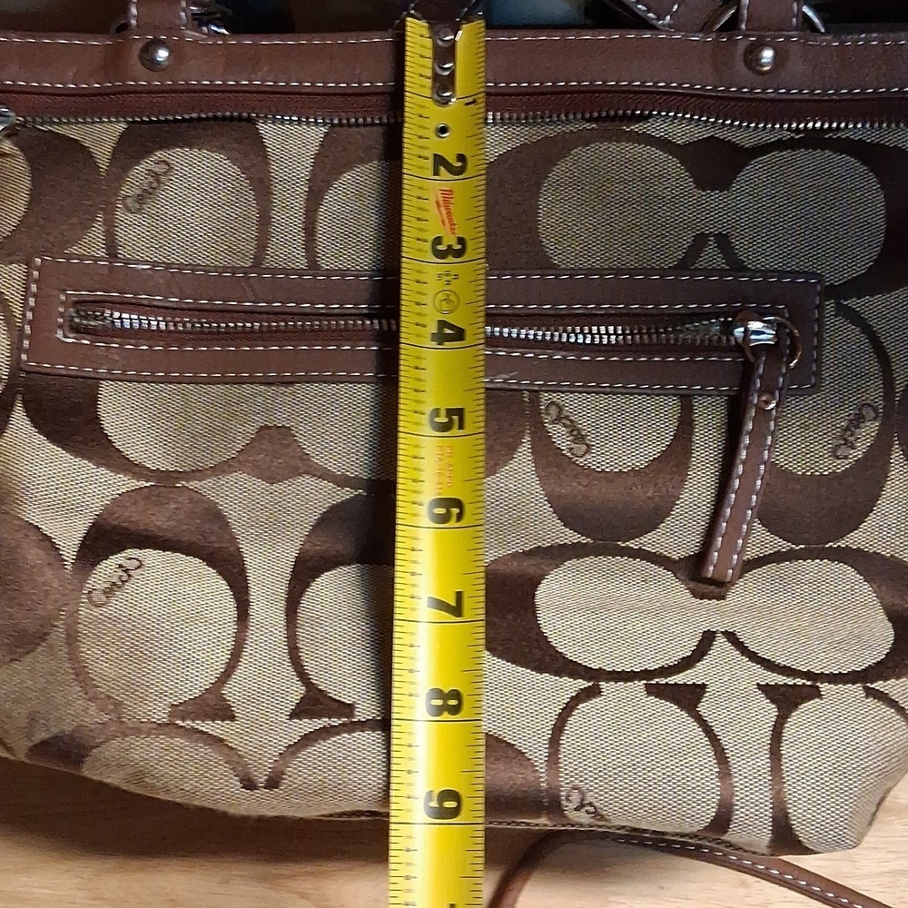Fashion Monogram Handbag Two Strap Purse With Matching Rfid - Picture 15 of 16